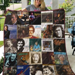 M300727 Gordon Lightfoot Quilt Blanket  Quilt
